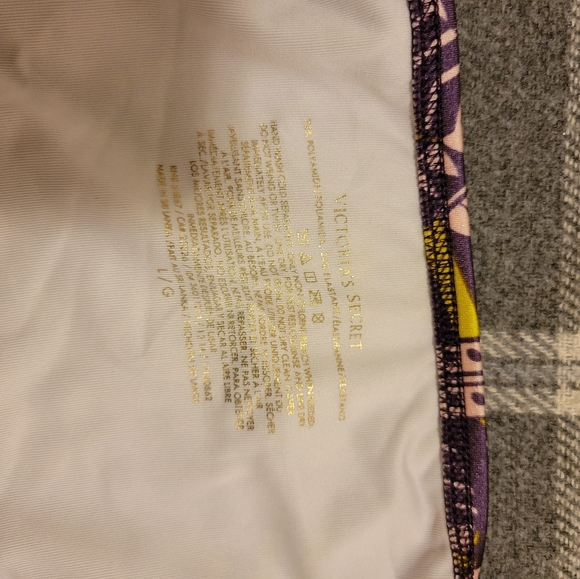 Victoria's Secret Purple/Neon String Bikini (2pc) - Picture 8 of 9